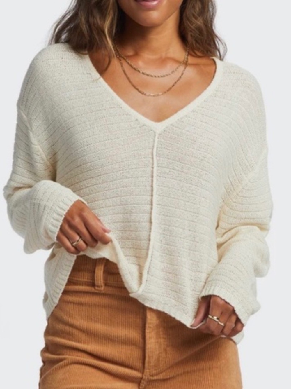 Billabong Every Day pullover cropped sweater Size Lg